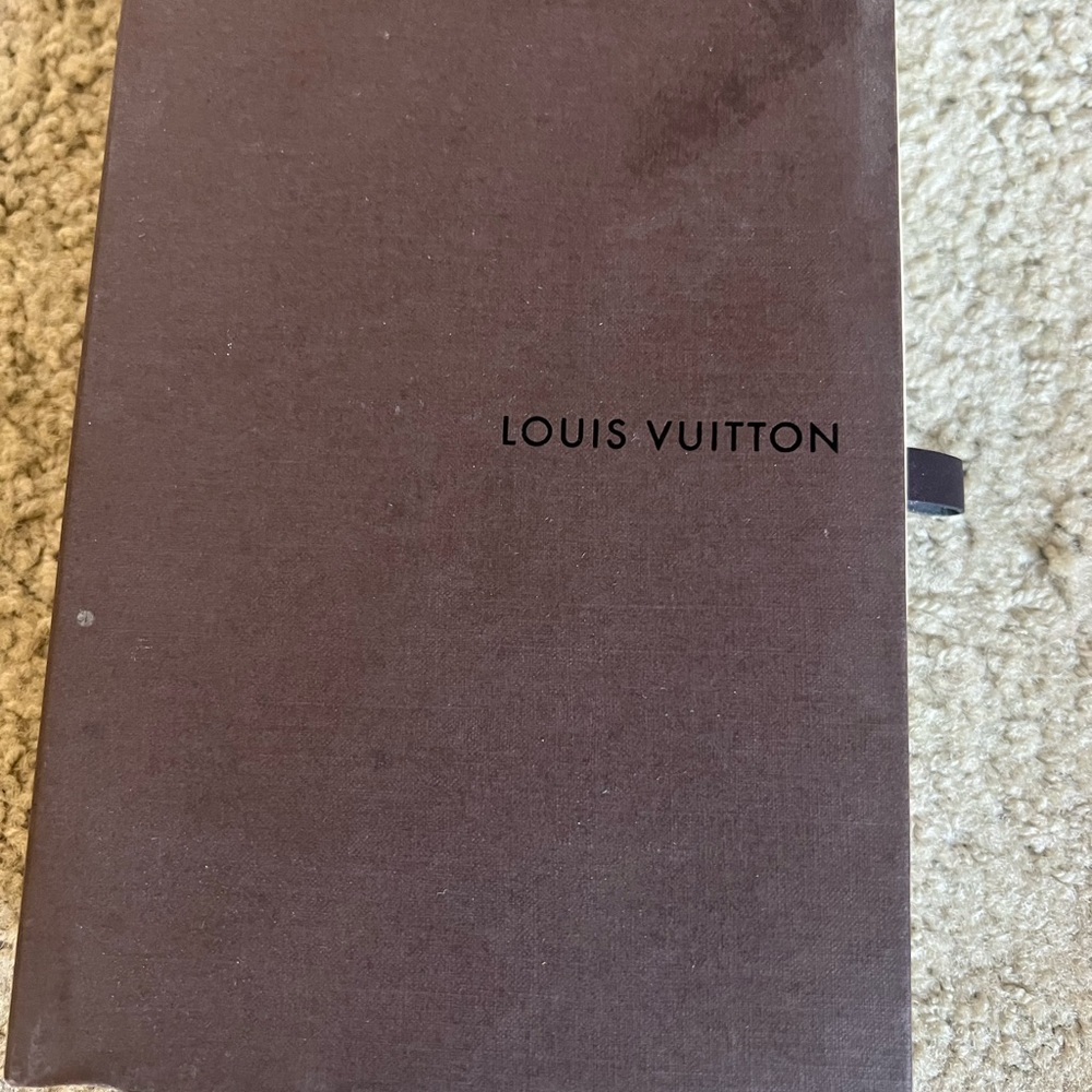 Used Louis Vuitton Brown Wallet Box With Wrapping Inside